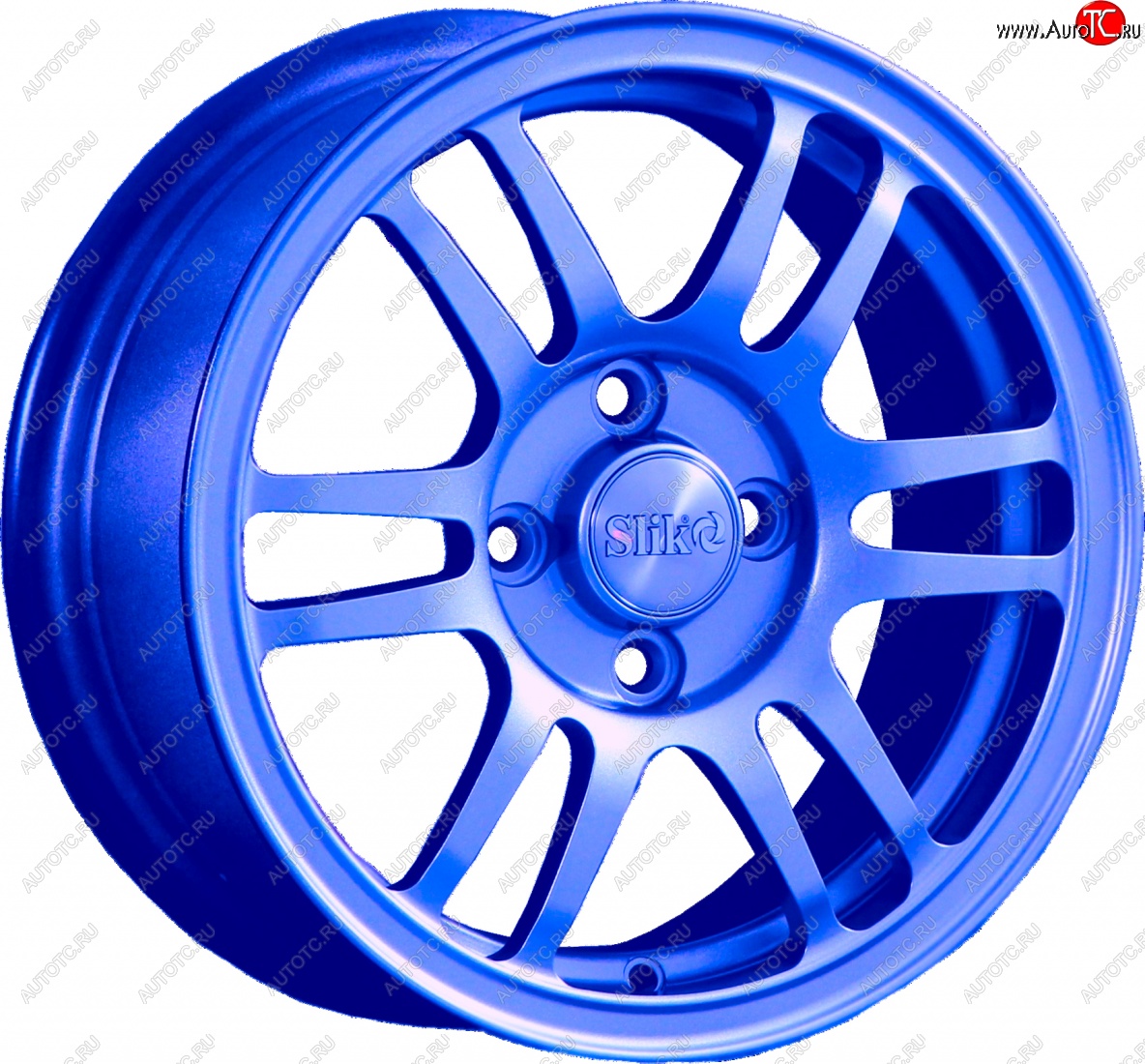 12 799 р. Кованый диск Slik Classic L1712 6.0x14   (Синий (BLUE))  с доставкой в г. Пермь