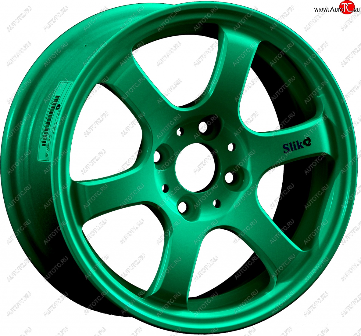 13 499 р. Кованый диск Slik Classic Sport L-1726S 6.0x14   (Candy изумрудно-зеленый (Candy Green))  с доставкой в г. Пермь