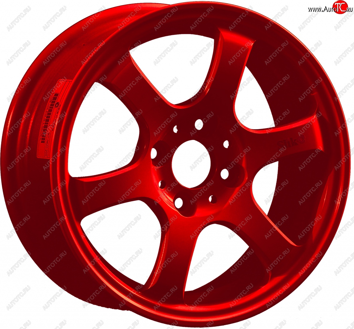 13 499 р. Кованый диск Slik Classic Sport L-1726S 6.0x14   (Красный (RED))  с доставкой в г. Пермь