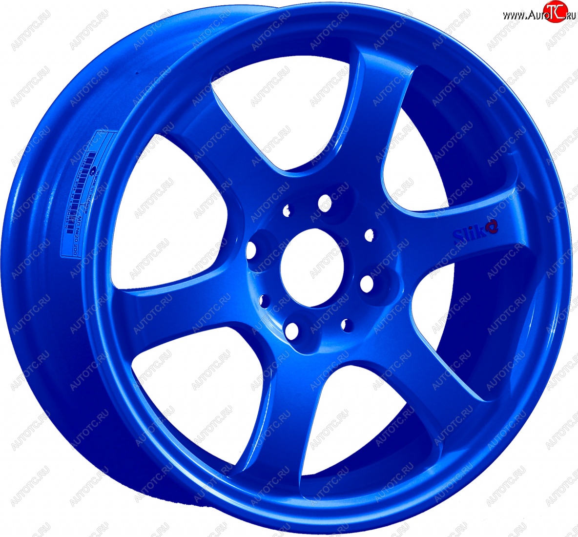 13 499 р. Кованый диск Slik Classic Sport L-1726S 6.0x14   (Candy синий (Candy BLUE))  с доставкой в г. Пермь