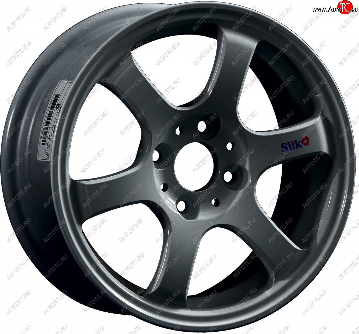 13 499 р. Кованый диск Slik Classic Sport L-1726S 6.0x14   (Графит глянцевый (GM))  с доставкой в г. Пермь