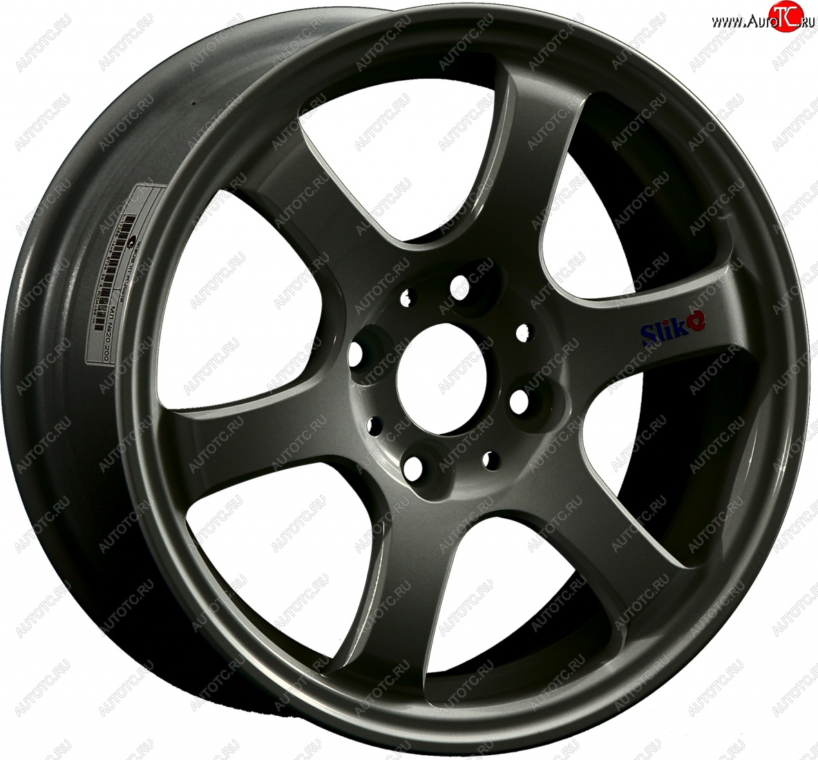 13 499 р. Кованый диск Slik Classic Sport L-1726S 6.0x14   (Темный хром (DC))  с доставкой в г. Пермь
