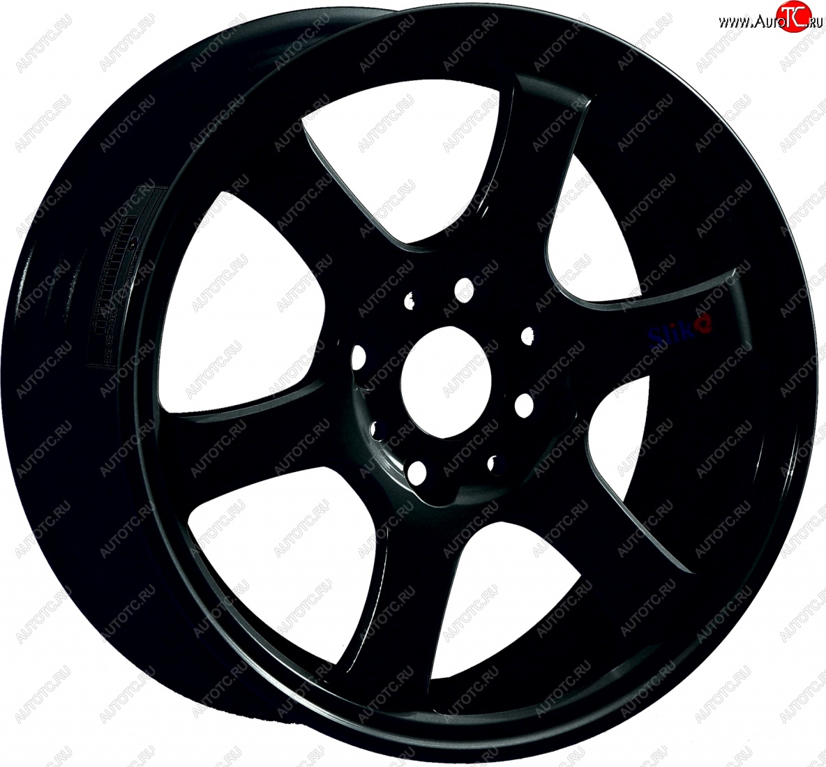 13 499 р. Кованый диск Slik Classic Sport L-1726S 6.0x14   (Черный глянцевый (BK))  с доставкой в г. Пермь