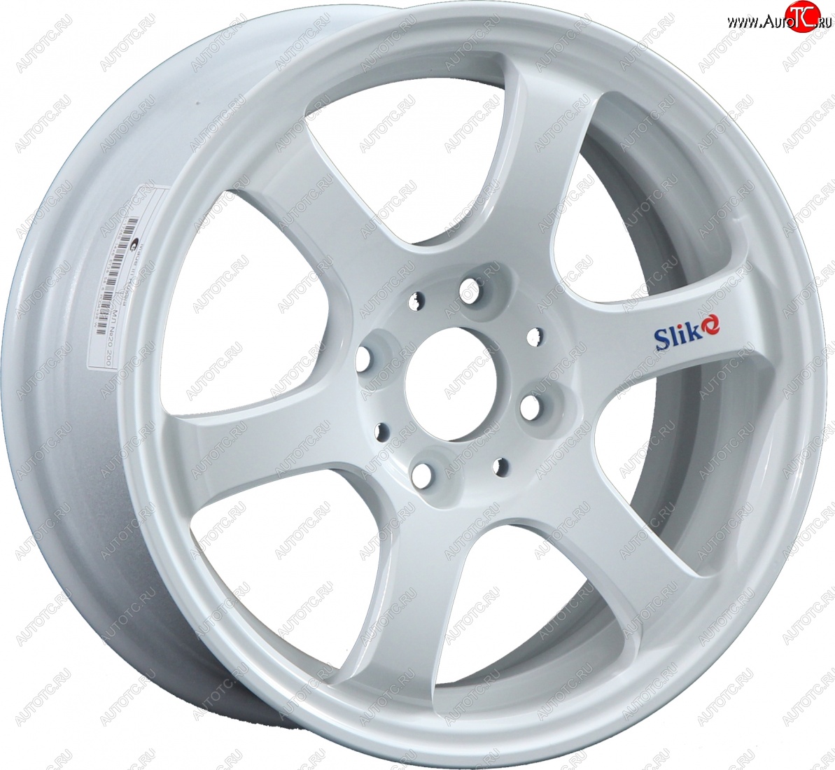13 499 р. Кованый диск Slik Classic Sport L-1726S 6.0x14   (Белый (W))  с доставкой в г. Пермь