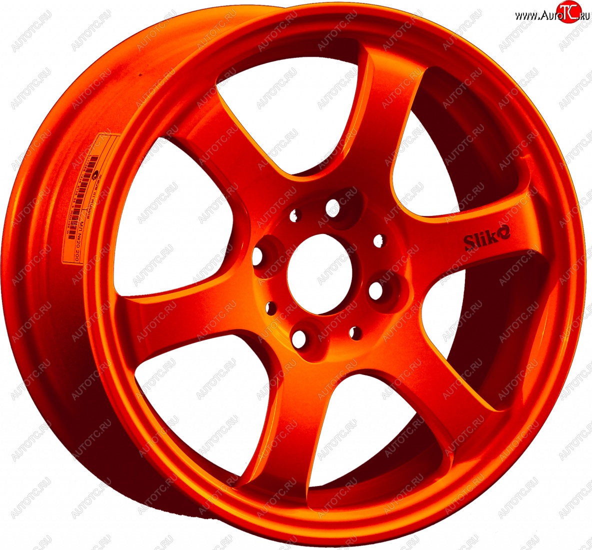 13 499 р. Кованый диск Slik Classic Sport L-1726S 6.0x14   (Ярко оранжевый (ORANGE))  с доставкой в г. Пермь
