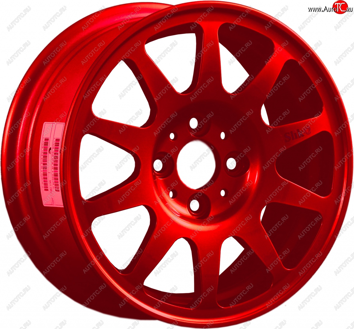 13 499 р. Кованый диск Slik Classic Sport L-1727S 6.0x14   (Красный (RED))  с доставкой в г. Пермь