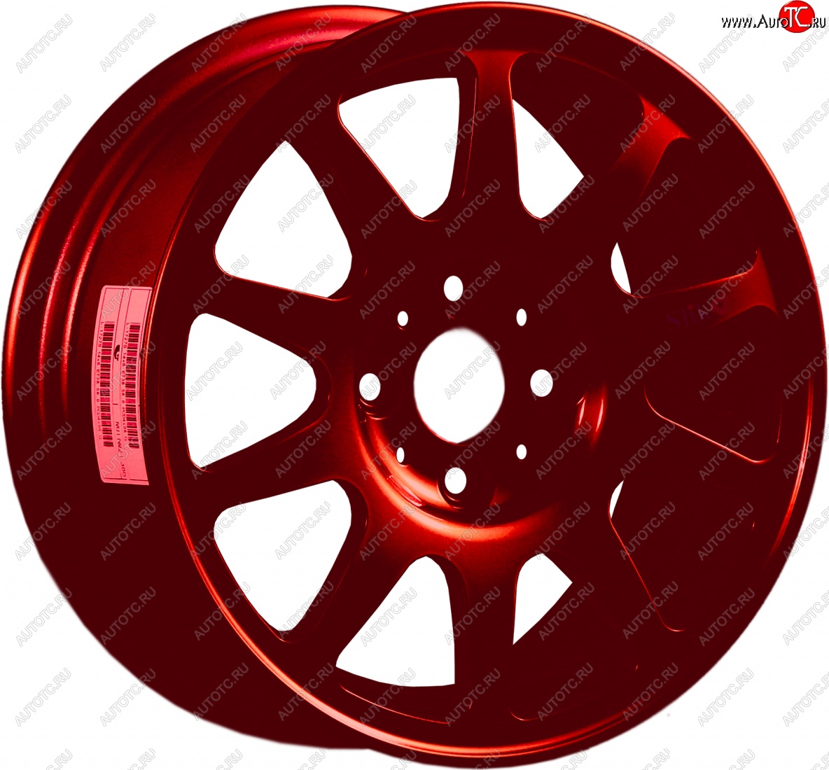 13 499 р. Кованый диск Slik Classic Sport L-1727S 6.0x14   (Candy красный (Candy RED))  с доставкой в г. Пермь