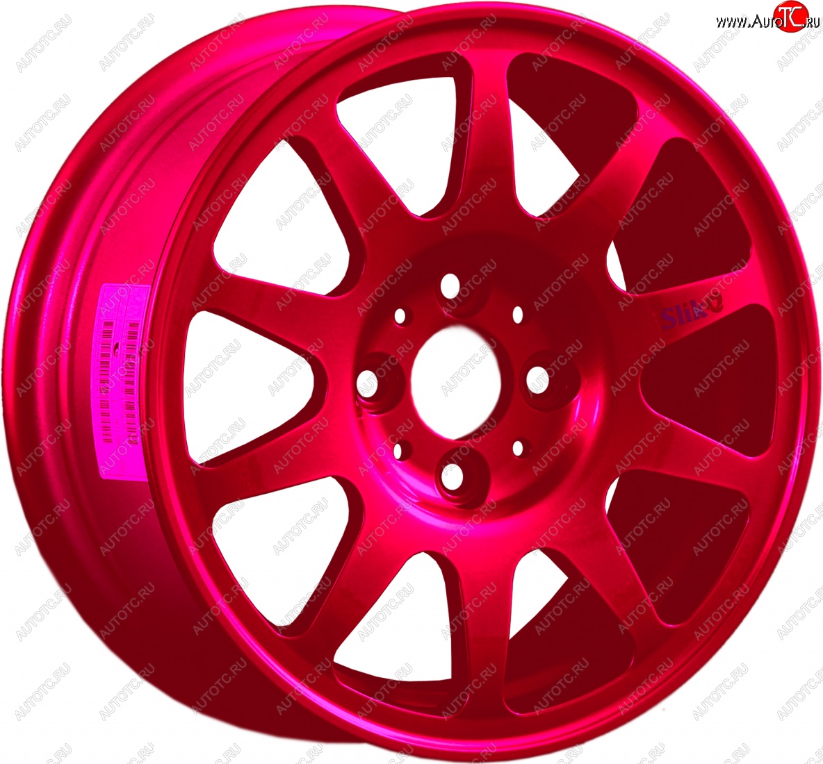 13 499 р. Кованый диск Slik Classic Sport L-1727S 6.0x14   (Candy рубиновый (Candy RUBIN))  с доставкой в г. Пермь
