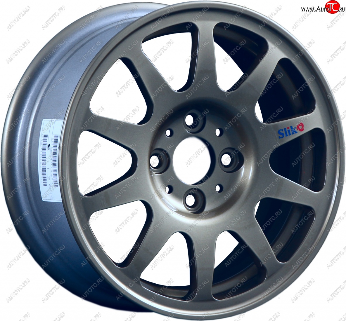 13 499 р. Кованый диск Slik Classic Sport L-1727S 6.0x14   (Графит глянцевый (GM))  с доставкой в г. Пермь