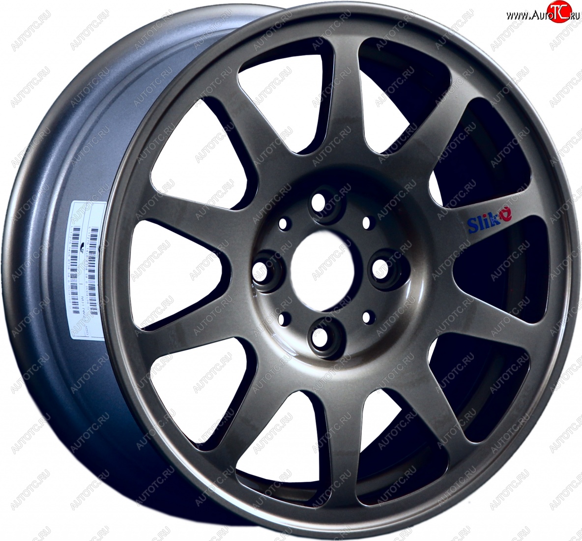 13 499 р. Кованый диск Slik Classic Sport L-1727S 6.0x14   (Матовый серый титан (TITAN))  с доставкой в г. Пермь