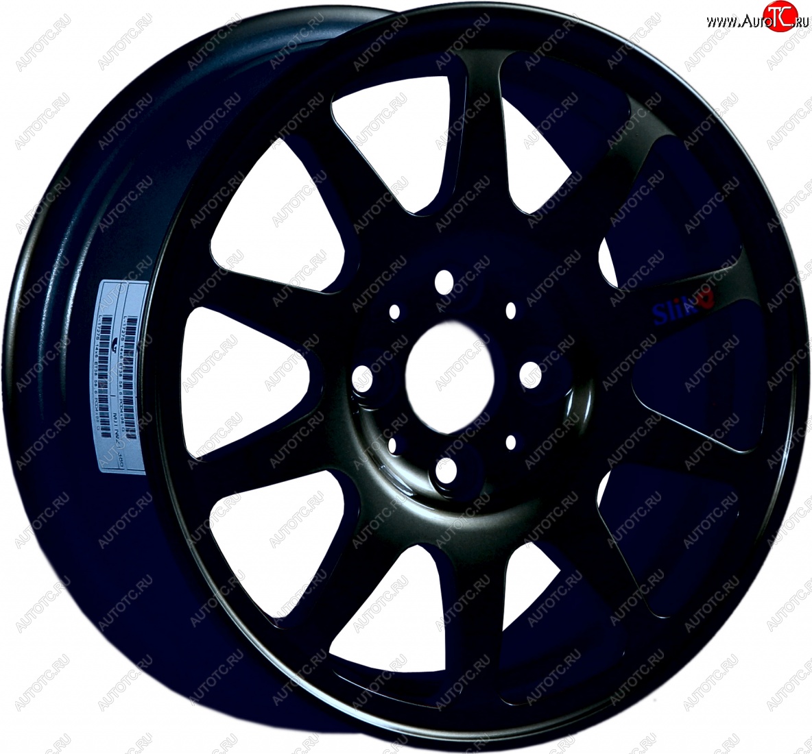 13 499 р. Кованый диск Slik Classic Sport L-1727S 6.0x14   (Черный глянцевый (BK))  с доставкой в г. Пермь