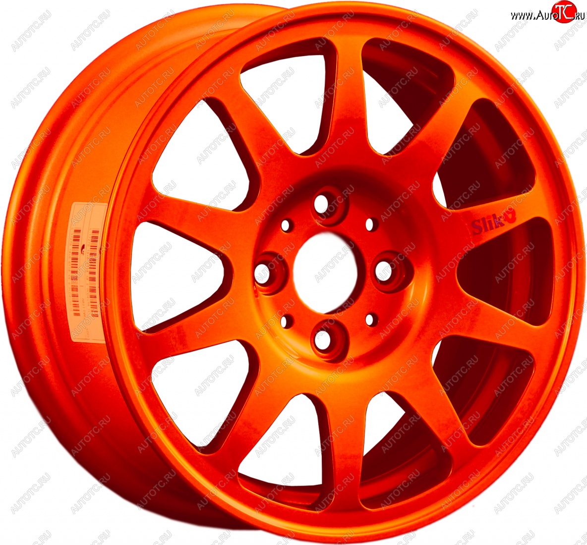 13 499 р. Кованый диск Slik Classic Sport L-1727S 6.0x14   (Ярко оранжевый (ORANGE))  с доставкой в г. Пермь