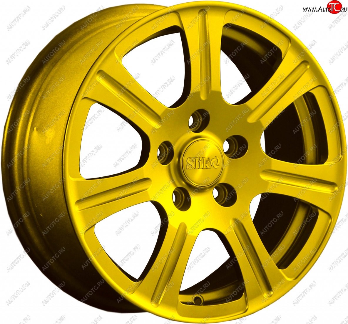 11 899 р. Кованый диск Slik Classic L-1815 6.5x15   (Candy ярко-желтый (Candy YELLOW))  с доставкой в г. Пермь