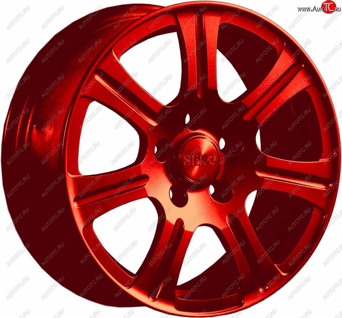 11 899 р. Кованый диск Slik Classic L-1815 6.5x15   (Candy алый)  с доставкой в г. Пермь