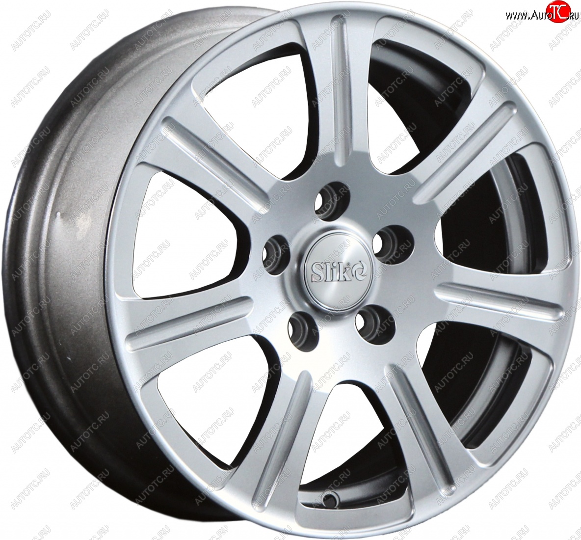 11 899 р. Кованый диск Slik Classic L-1815 6.5x15   (Серебристый светлый (S16))  с доставкой в г. Пермь