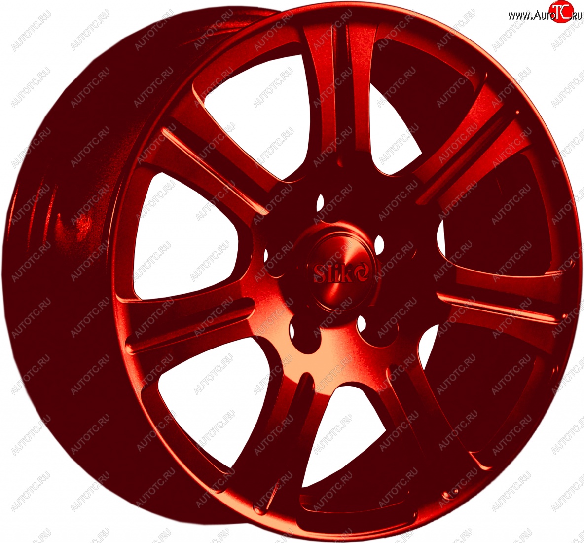 11 899 р. Кованый диск Slik Classic L-1815 6.5x15   (Candy красный (Candy RED))  с доставкой в г. Пермь