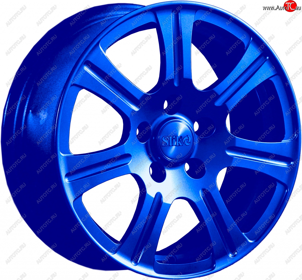 11 899 р. Кованый диск Slik Classic L-1815 6.5x15   (Candy синий (Candy BLUE))  с доставкой в г. Пермь