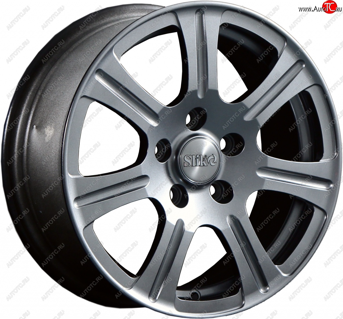 11 899 р. Кованый диск Slik Classic L-1815 6.5x15   (Графит глянцевый (GM))  с доставкой в г. Пермь