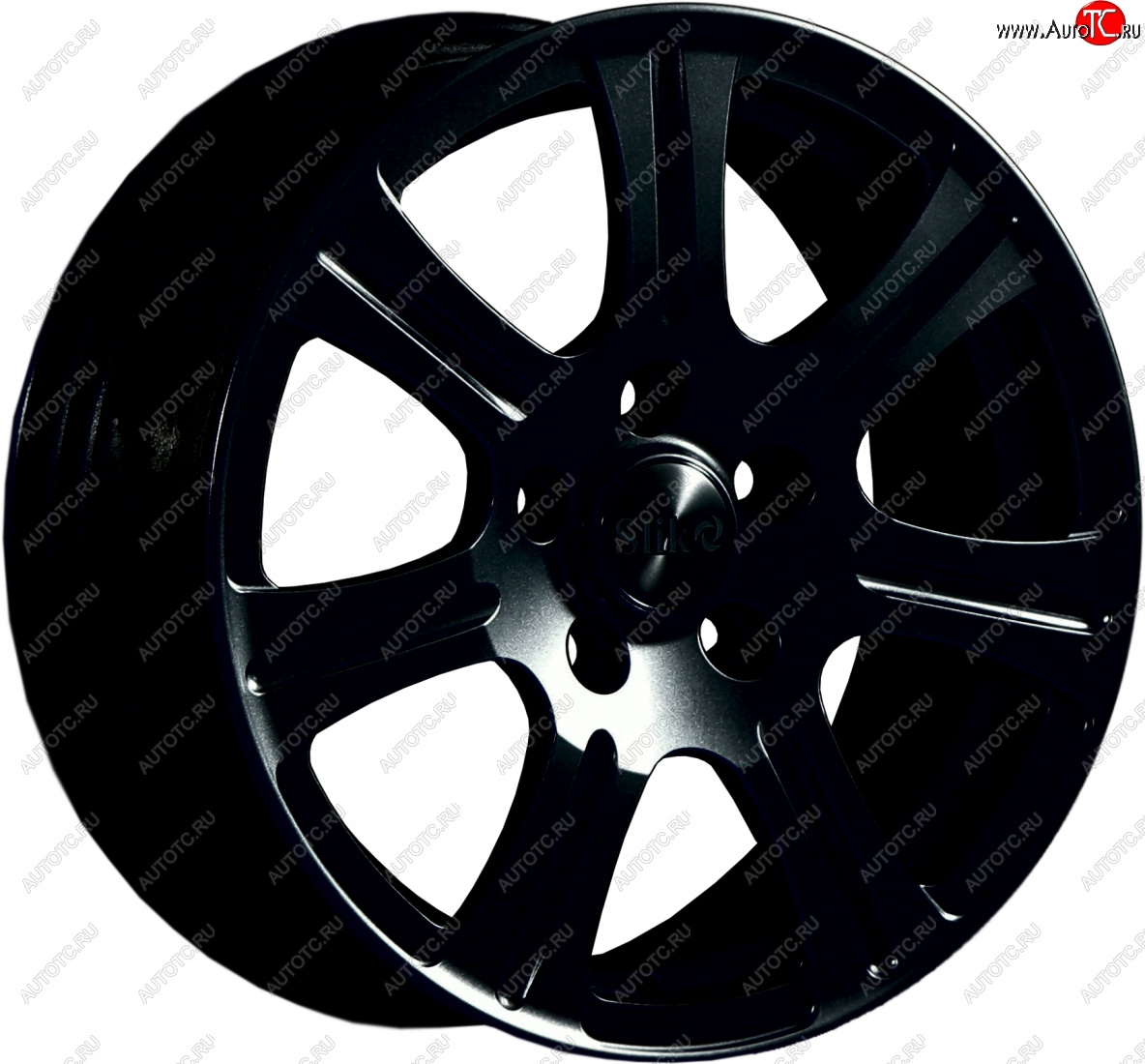 11 899 р. Кованый диск Slik Classic L-1815 6.5x15   (Черный глянцевый (BK))  с доставкой в г. Пермь
