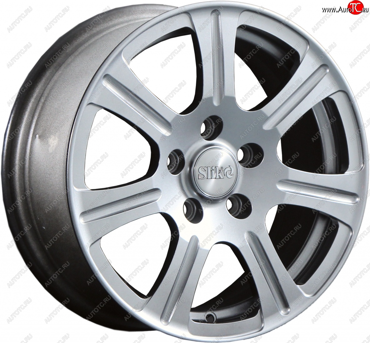 11 899 р. Кованый диск Slik Classic L-1815 6.5x15   (Серебристый темный (S25))  с доставкой в г. Пермь