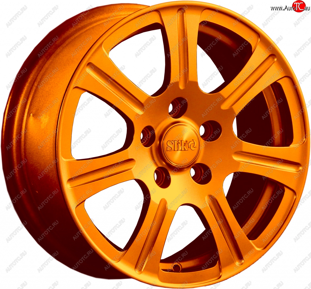 11 899 р. Кованый диск Slik Classic L-1815 6.5x15   (Candy медно-оранжевый глянцевый)  с доставкой в г. Пермь