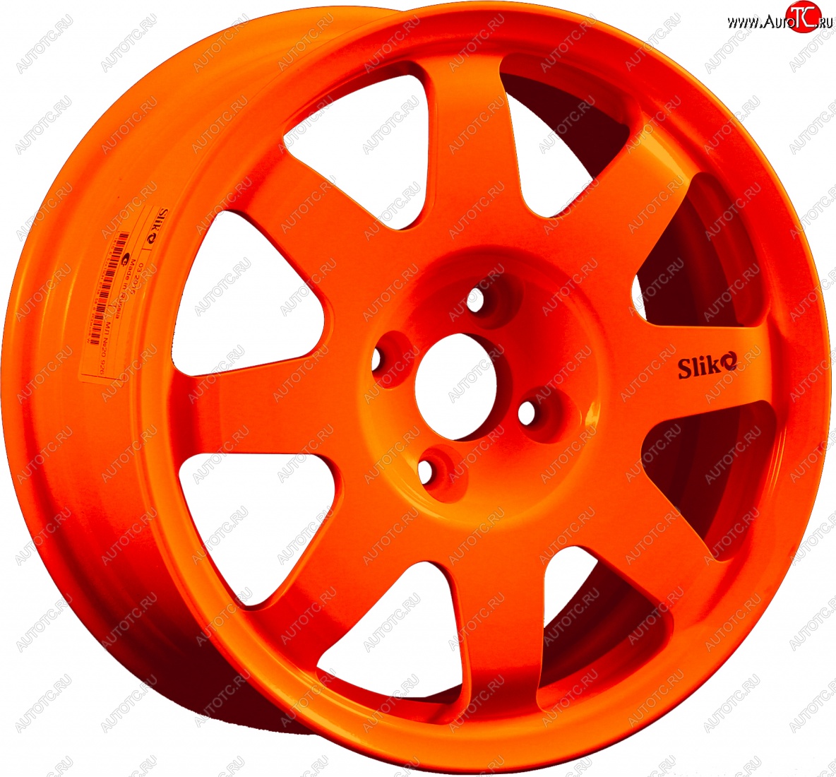 7 460 р. Кованый диск Slik Classic Sport L-181S 5.5x15 Honda Civic FK2 хэтчбэк 5 дв. (2011-2016) 5x114.3xDIA64.1xET45.0 (Ярко оранжевый (ORANGE))