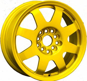 7 460 р. Кованый диск Slik Classic Sport L-181S 5.5x15   (Candy ярко-желтый (Candy YELLOW))  с доставкой в г. Пермь. Увеличить фотографию 2