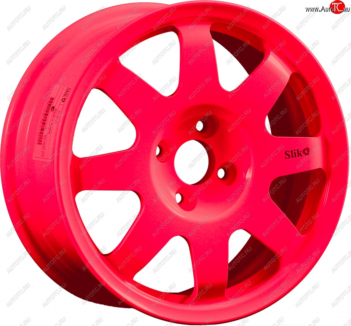 7 460 р. Кованый диск Slik Classic Sport L-181S 5.5x15   (RAL 3026 ярко алый (3026))  с доставкой в г. Пермь