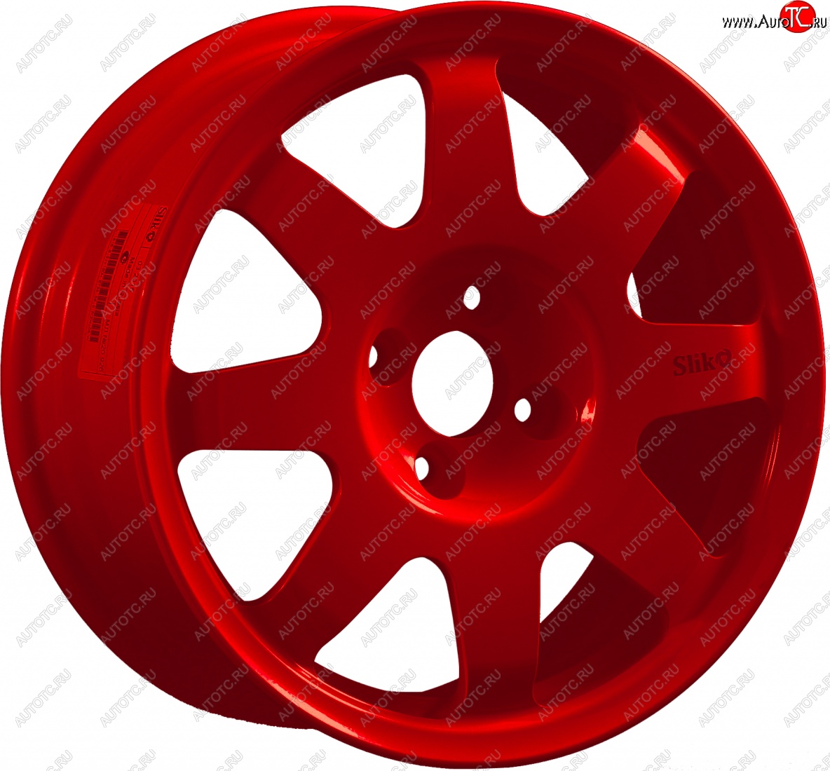 7 460 р. Кованый диск Slik Classic Sport L-181S 5.5x15   (Красный (RED))  с доставкой в г. Пермь