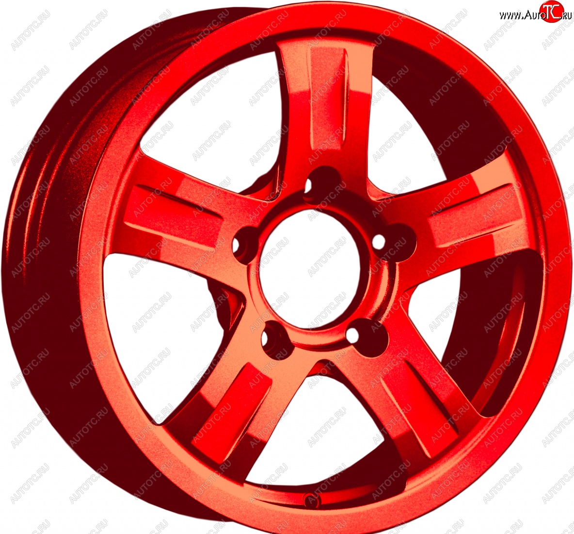 18 999 р. Кованый диск Slik Classic L-208 6.5x16   (Красный (RED))  с доставкой в г. Пермь