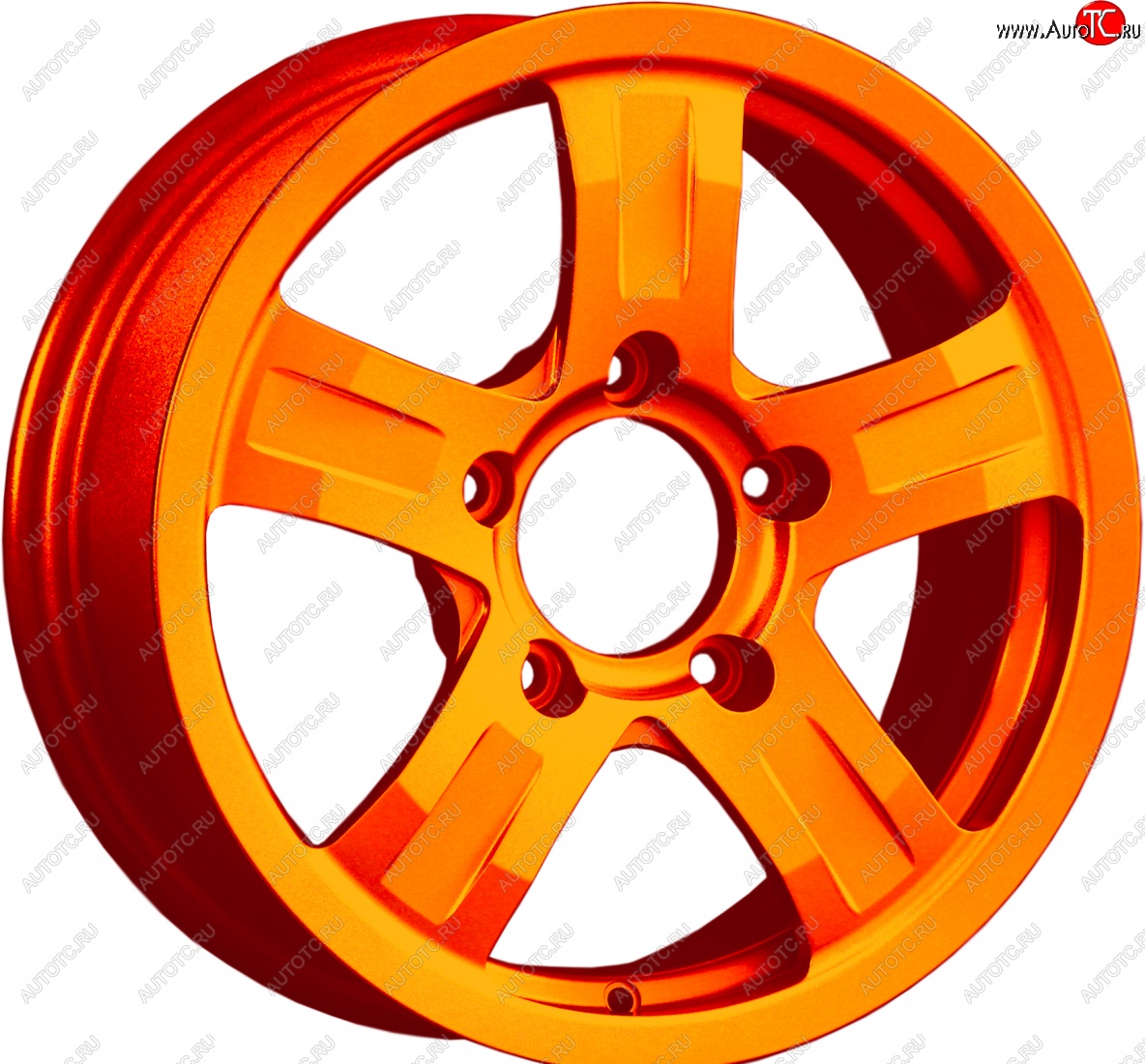 18 999 р. Кованый диск Slik Classic L-208 6.5x16   (Ярко оранжевый (ORANGE))  с доставкой в г. Пермь