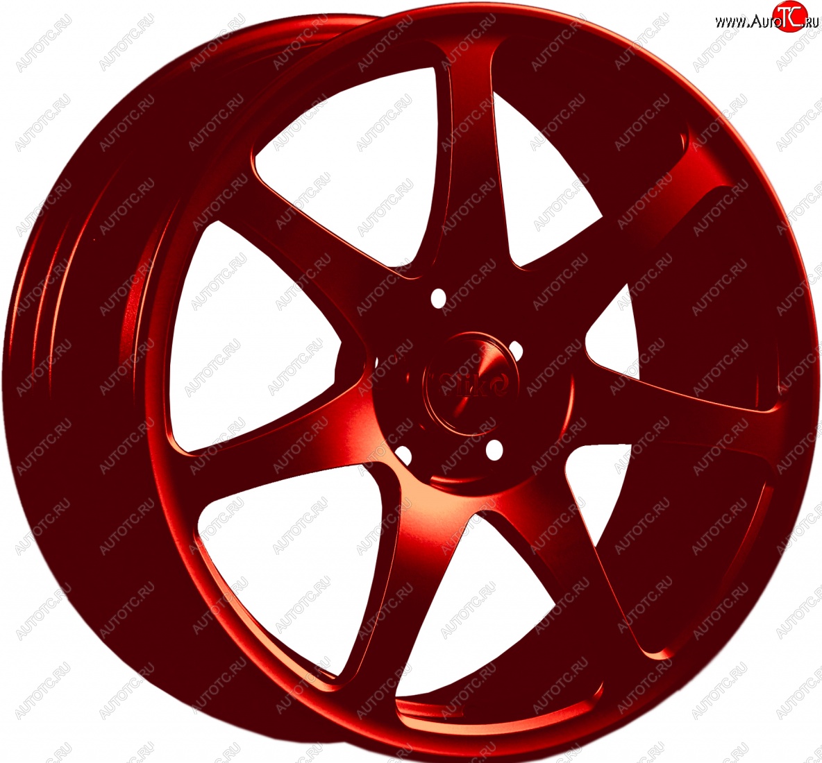 25 599 р. Кованый диск Slik Classic L-722 7.5x17   (Candy красный (Candy RED))  с доставкой в г. Пермь