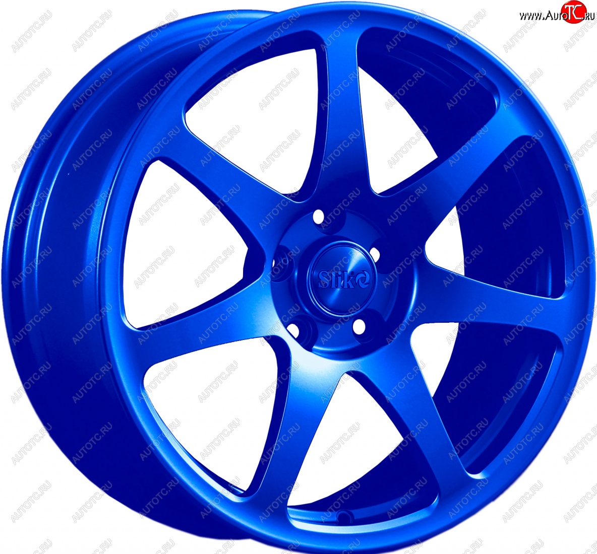 25 599 р. Кованый диск Slik Classic L-722 7.5x17   (Candy синий (Candy BLUE))  с доставкой в г. Пермь