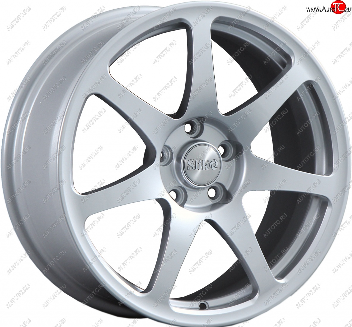 25 599 р. Кованый диск Slik Classic L-722 7.5x17   (Ярко блестящее серебро (HPB))  с доставкой в г. Пермь