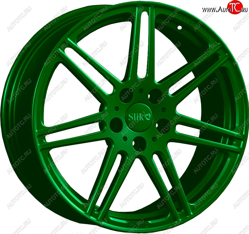 20 749 р. Кованый диск Slik PREMIUM L-724 7.5x17   (Зеленый (GREEEN))  с доставкой в г. Пермь