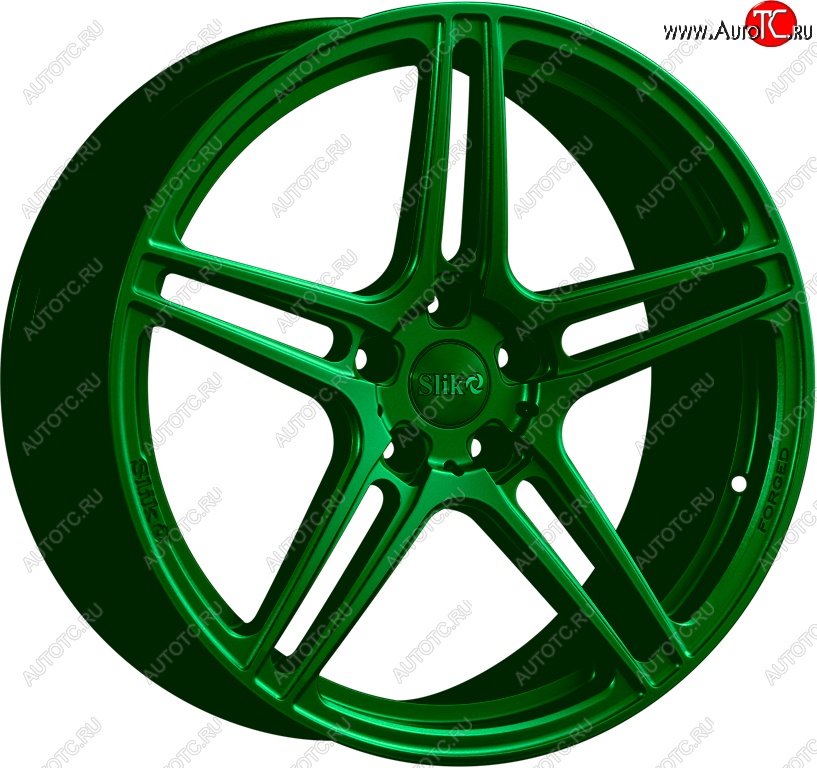 20 749 р. Кованый диск Slik PREMIUM L-726 7.5x17   (Зеленый (GREEEN))  с доставкой в г. Пермь