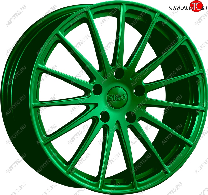 25 999 р. Кованый диск Slik PREMIUM L-729 7.5x17   (Зеленый (GREEEN))  с доставкой в г. Пермь