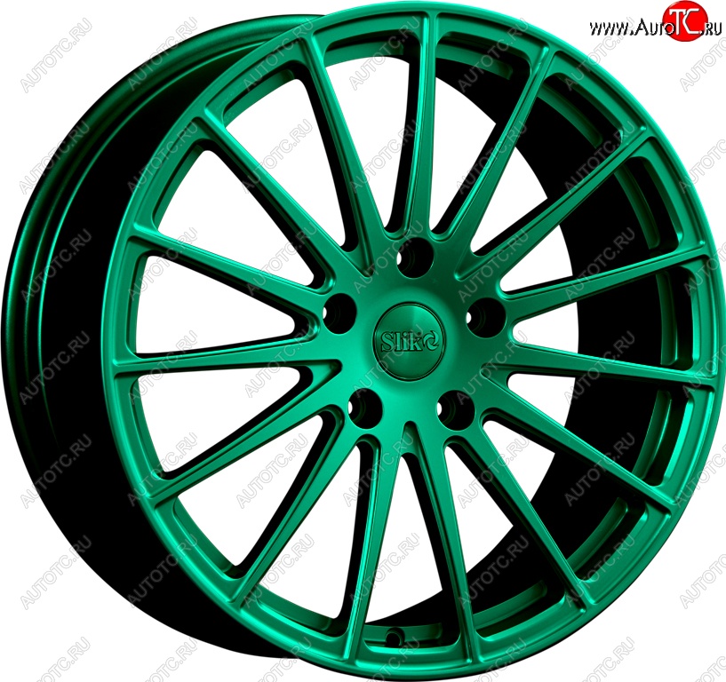 25 999 р. Кованый диск Slik PREMIUM L-729 7.5x17   (Candy изумрудно-зеленый (Candy Green))  с доставкой в г. Пермь