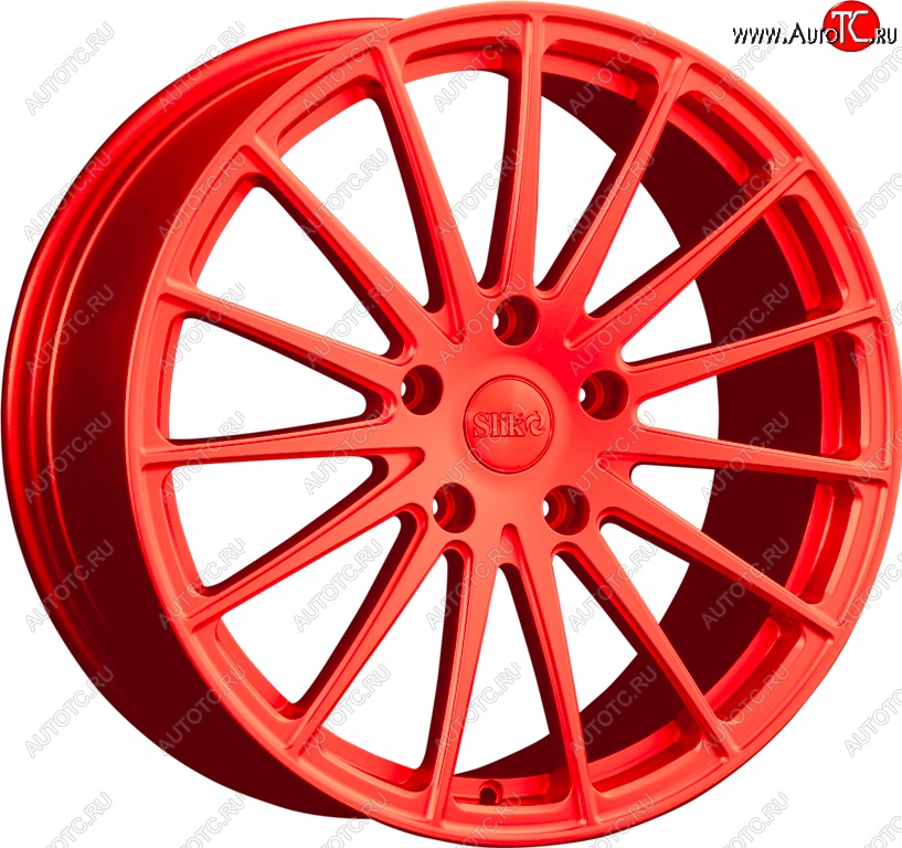 25 999 р. Кованый диск Slik PREMIUM L-729 7.5x17   (RAL 3026 ярко алый (3026))  с доставкой в г. Пермь