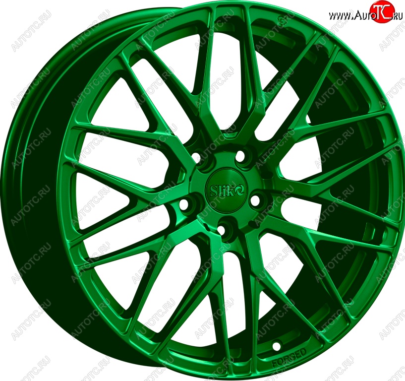 26 799 р. Кованый диск Slik PREMIUM L-734 7.5x17   (Зеленый (GREEEN))  с доставкой в г. Пермь