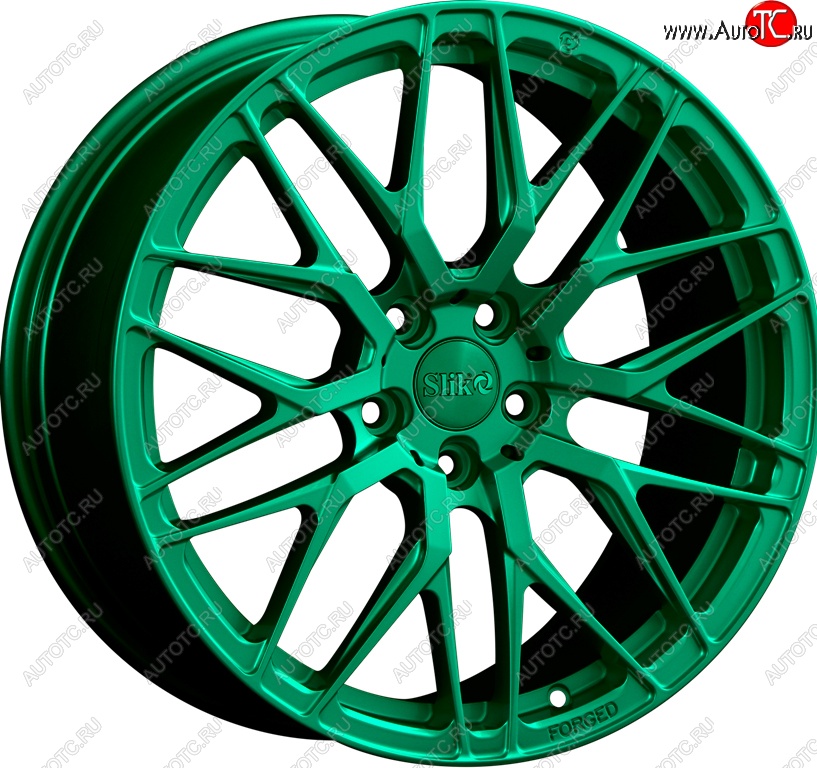 26 799 р. Кованый диск Slik PREMIUM L-734 7.5x17   (Candy изумрудно-зеленый (Candy Green))  с доставкой в г. Пермь