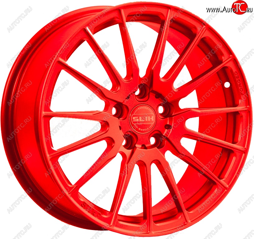 25 999 р. Кованый диск Slik PREMIUM L-738 7.5x17   (RAL 3026 ярко алый (3026))  с доставкой в г. Пермь