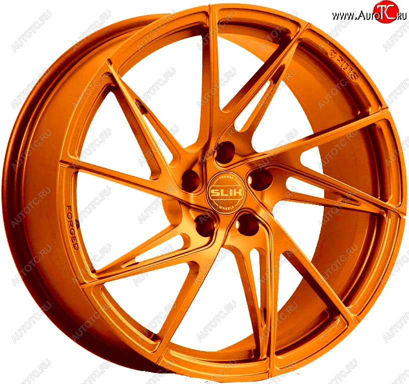 25 999 р. Кованый диск Slik PREMIUM L-739 7.5x17   (Candy медно-оранжевый глянцевый)  с доставкой в г. Пермь