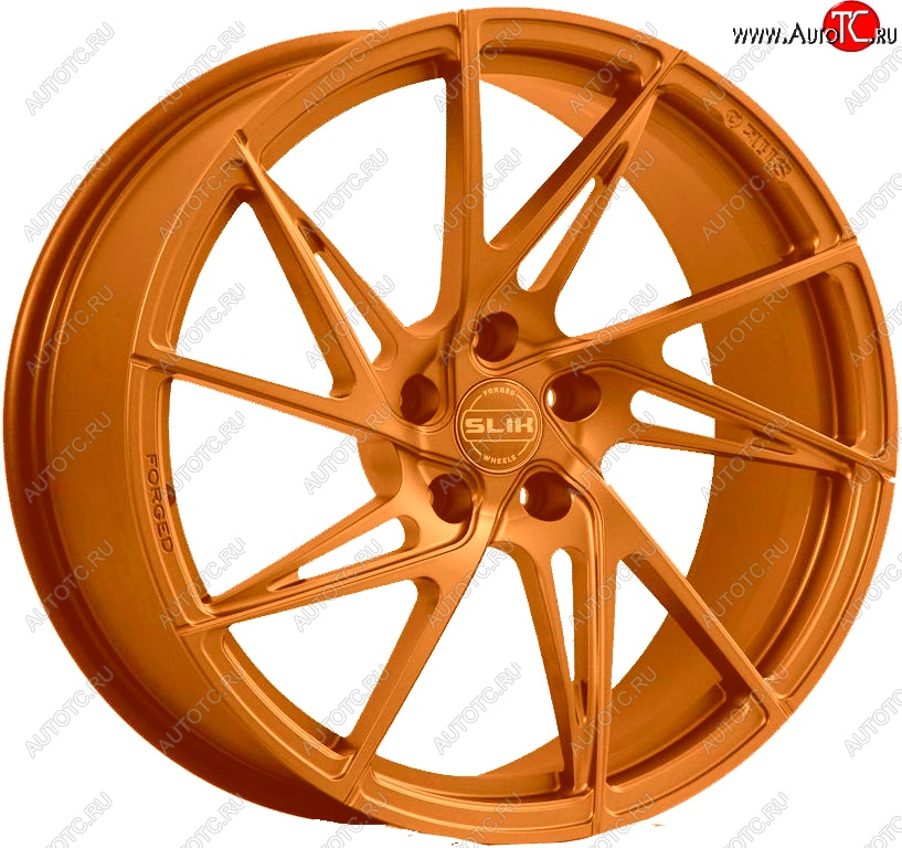 25 999 р. Кованый диск Slik PREMIUM L-739 7.5x17   (Candy медно-оранжевый матовый)  с доставкой в г. Пермь
