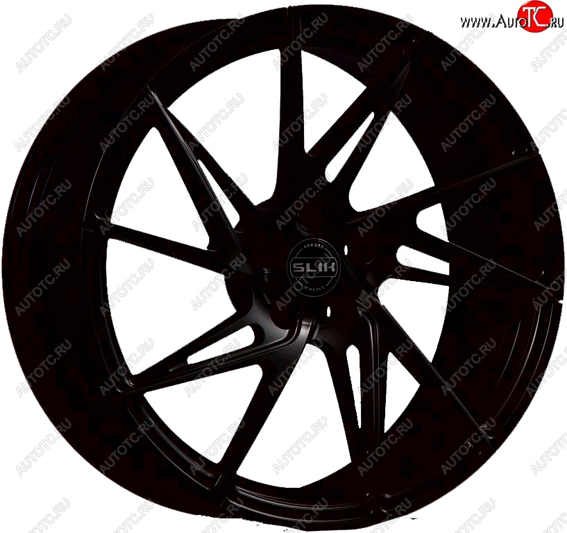 25 999 р. Кованый диск Slik PREMIUM L-739 7.5x17   (Черный глянцевый (BK))  с доставкой в г. Пермь