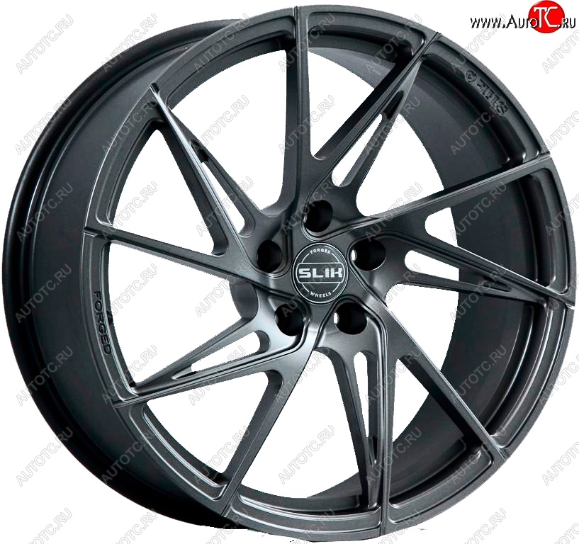 25 999 р. Кованый диск Slik PREMIUM L-739 7.5x17   (Темный хром (DC))  с доставкой в г. Пермь
