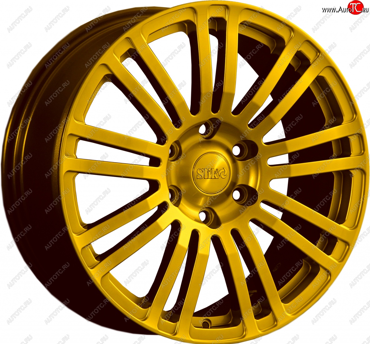22 299 р. Кованый диск Slik Classic L-802 8.0x18   (Ярко желтый RAL1021 (YELLOW))  с доставкой в г. Пермь