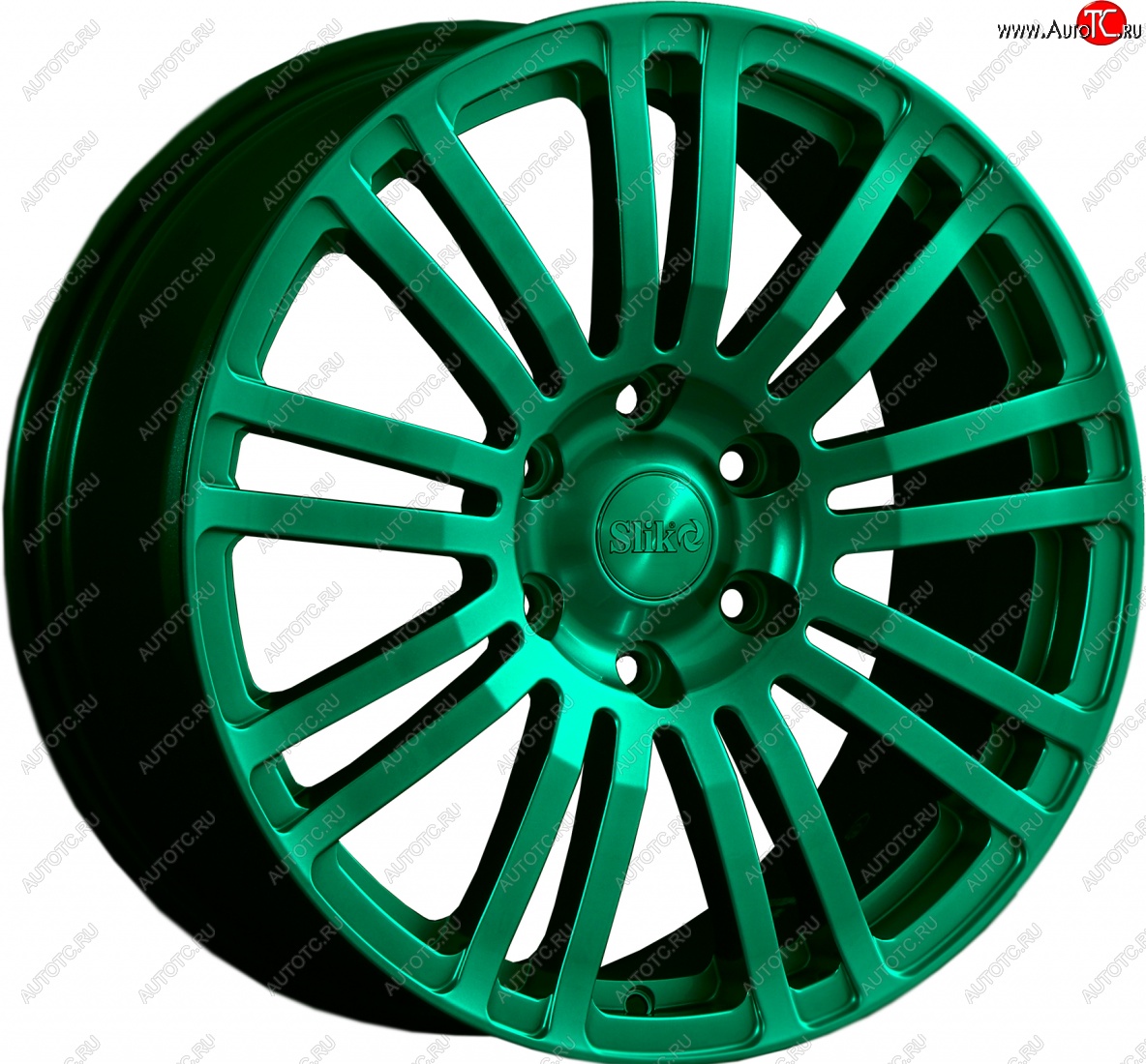 22 299 р. Кованый диск Slik Classic L-802 8.0x18   (Candy изумрудно-зеленый (Candy Green))  с доставкой в г. Пермь