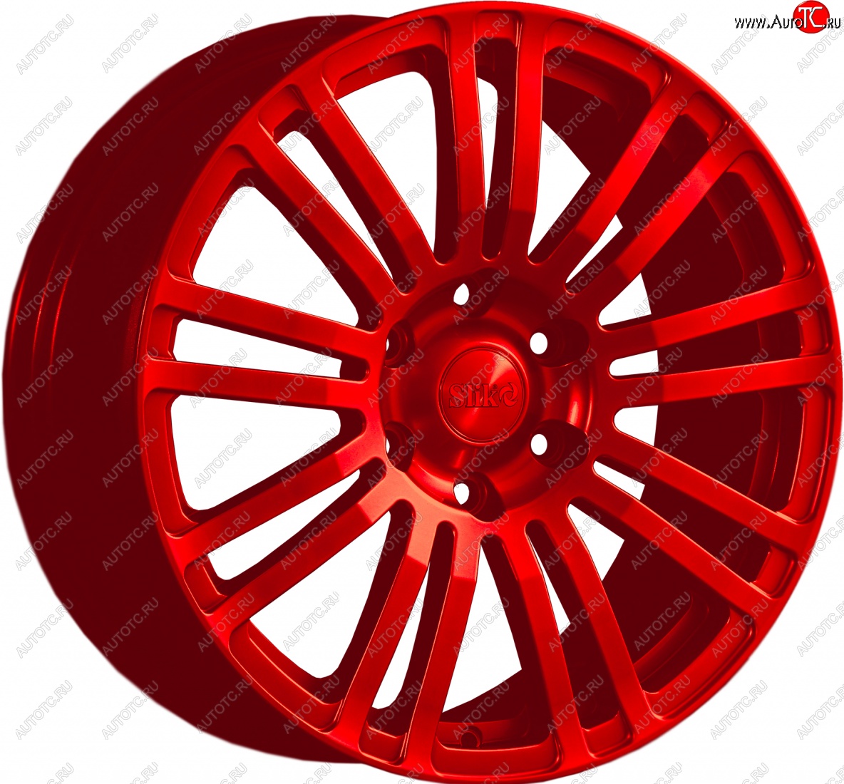 22 299 р. Кованый диск Slik Classic L-802 8.0x18   (Красный (RED))  с доставкой в г. Пермь