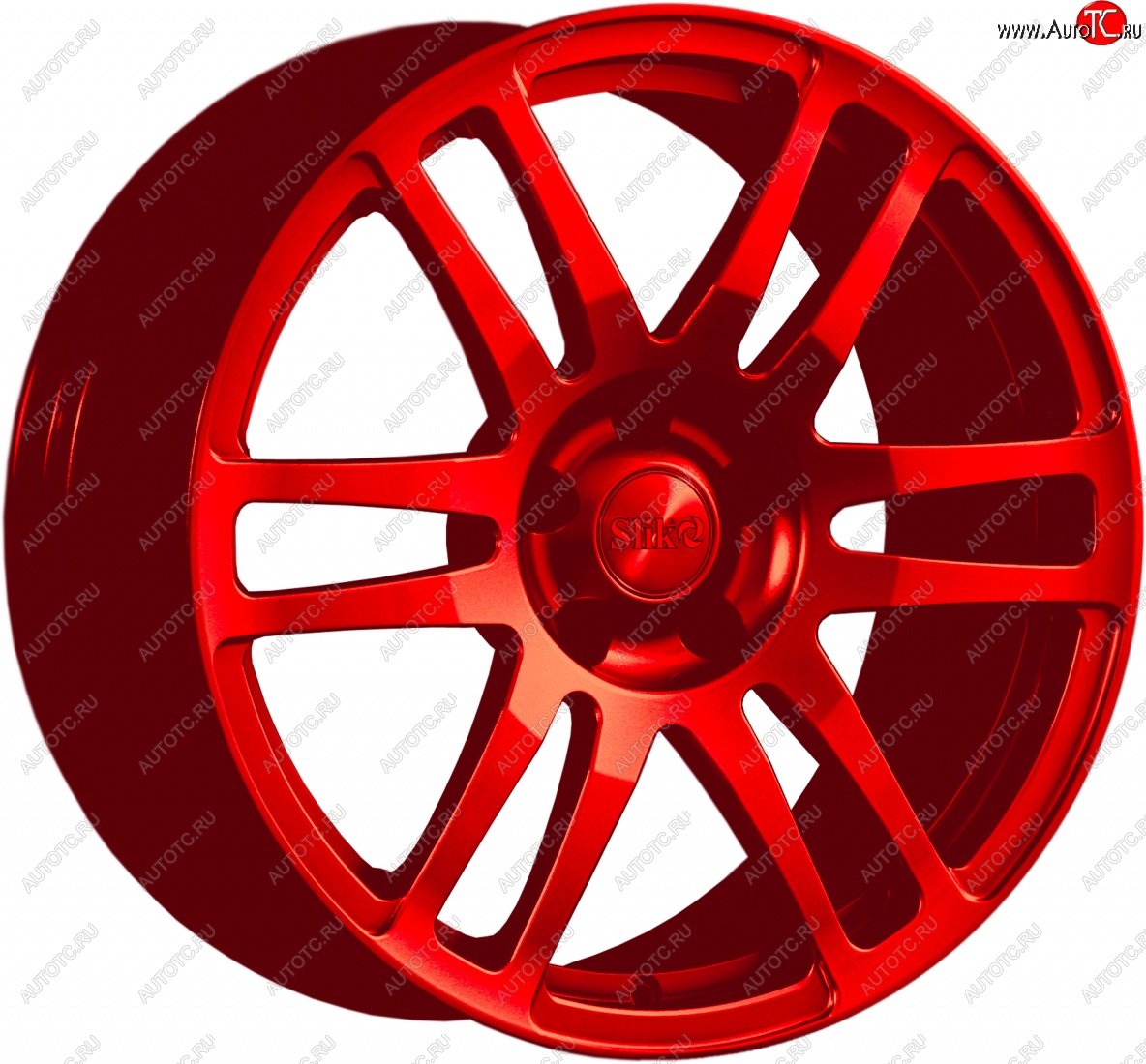 22 299 р. Кованый диск Slik Classic L-803 8.0x18   (Красный (RED))  с доставкой в г. Пермь